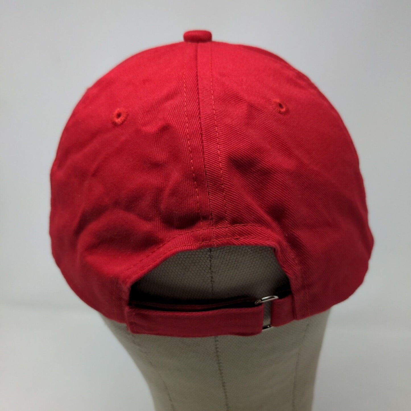 Unbranded Men's Slideback Hat Red Adjustable Blank Baseball Cap