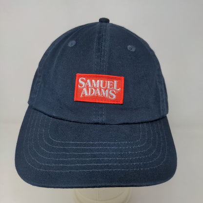 Samuel Adams Men's Slideback Hat Blue Adjustable Embroidered Logo Cotton