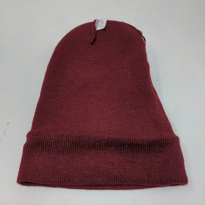 Leming Supply Men's Knit Beanie Hat Red OFSA Embroidered Logo