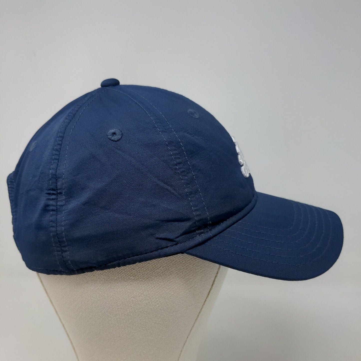 Adidas Men's Strapback Hat Blue OSFA Embroidered Logo 100% Polyester