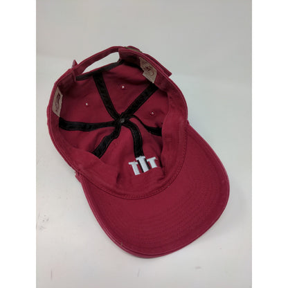 47 Brand IU Indiana University Hat OSFA Slideback Red Embroidered Logo