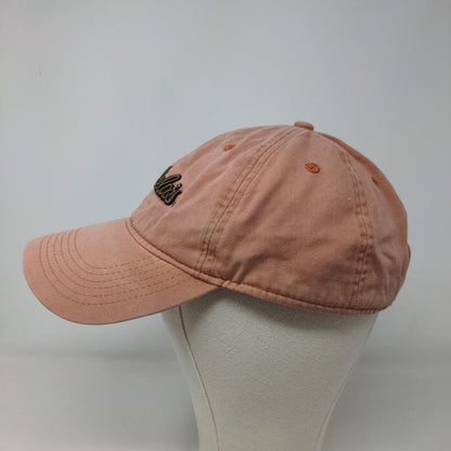 Cabela's Men's Strapback Hat Orange Size OS Embroidered Logo