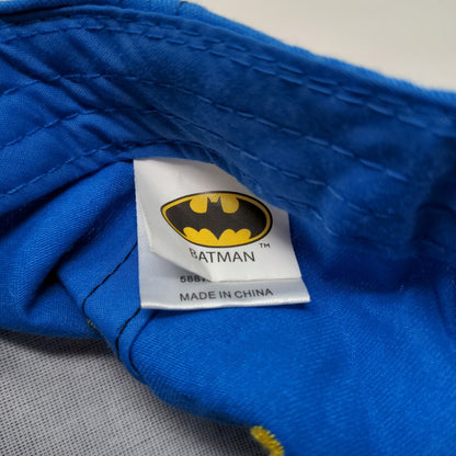 Batman Boy's Snapback Hat Gray Blue OSFM Graphic Batman Logo 100% Cotton