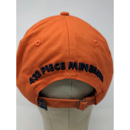 RARE CUSTOM SAMPLE Fersten Worldwide Slideback Hat Embroidered Logo Orange