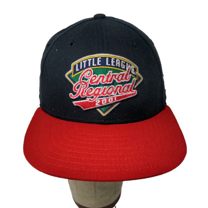Little League Central Regional Mens Hat Black Red OSFA Snapback Vintage 2001
