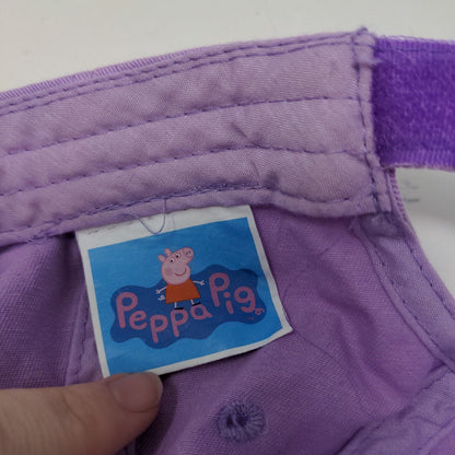 Peppa Pig Girls Strapback Hat Purple Size OS Big Space Astronaut Logo