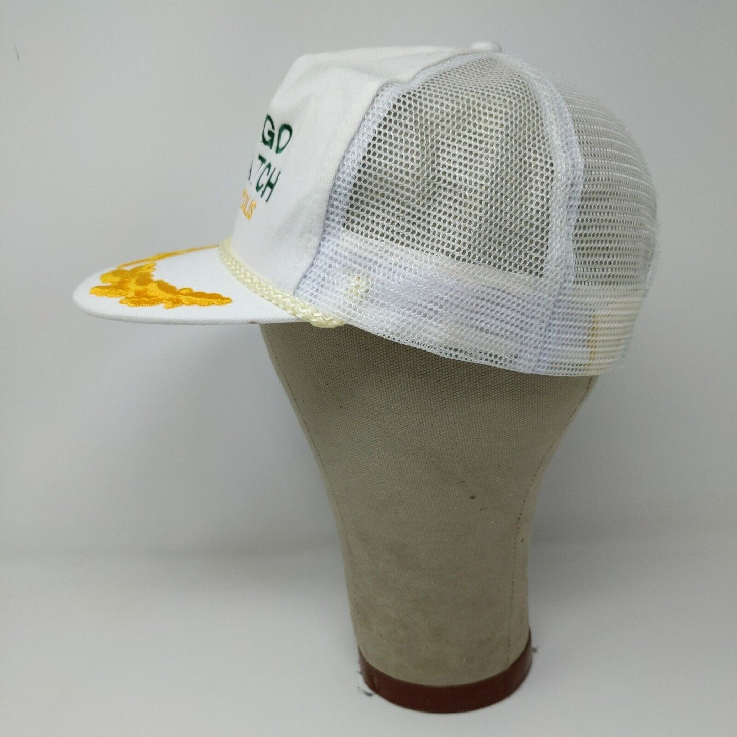 Indianapolis Cargo Dispatch Hat Scrambled Eggs White Snapback