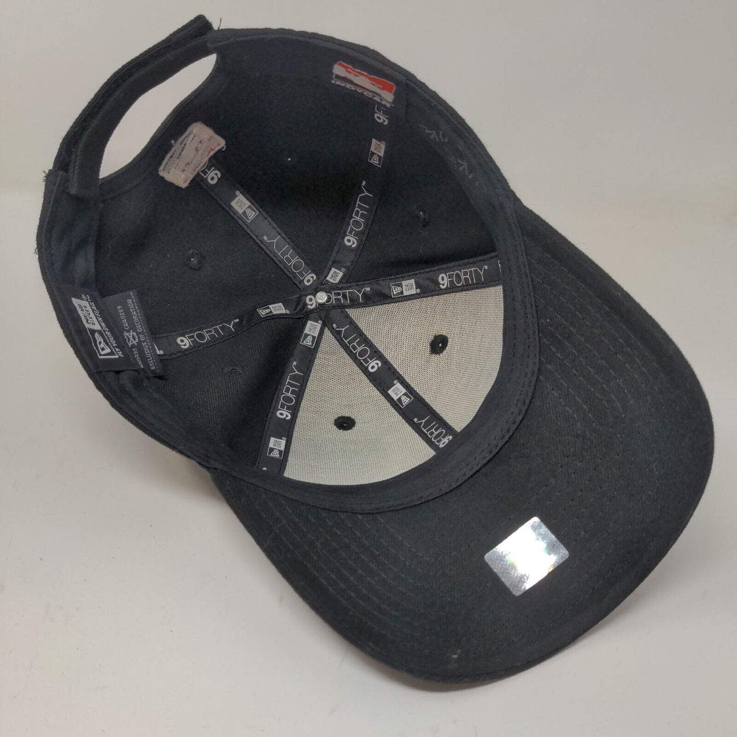 New Era Men's Verizon Indycar Series Strapback Hat Black Adjustable Embroidered