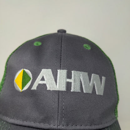 John Deere Men's Snapback Mesh Back Hat Green Gray OSFM Embroidered Logo