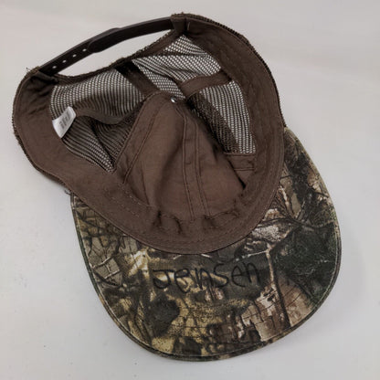 Unbranded Men's Snapback Mesh Back Camouflage Hat Embroidered Deer Skull Logo