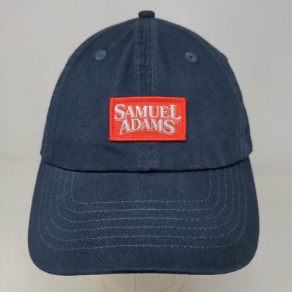 Samuel Adams Men's Slideback Hat Blue Adjustable 100% Cotton Beer Embroidered