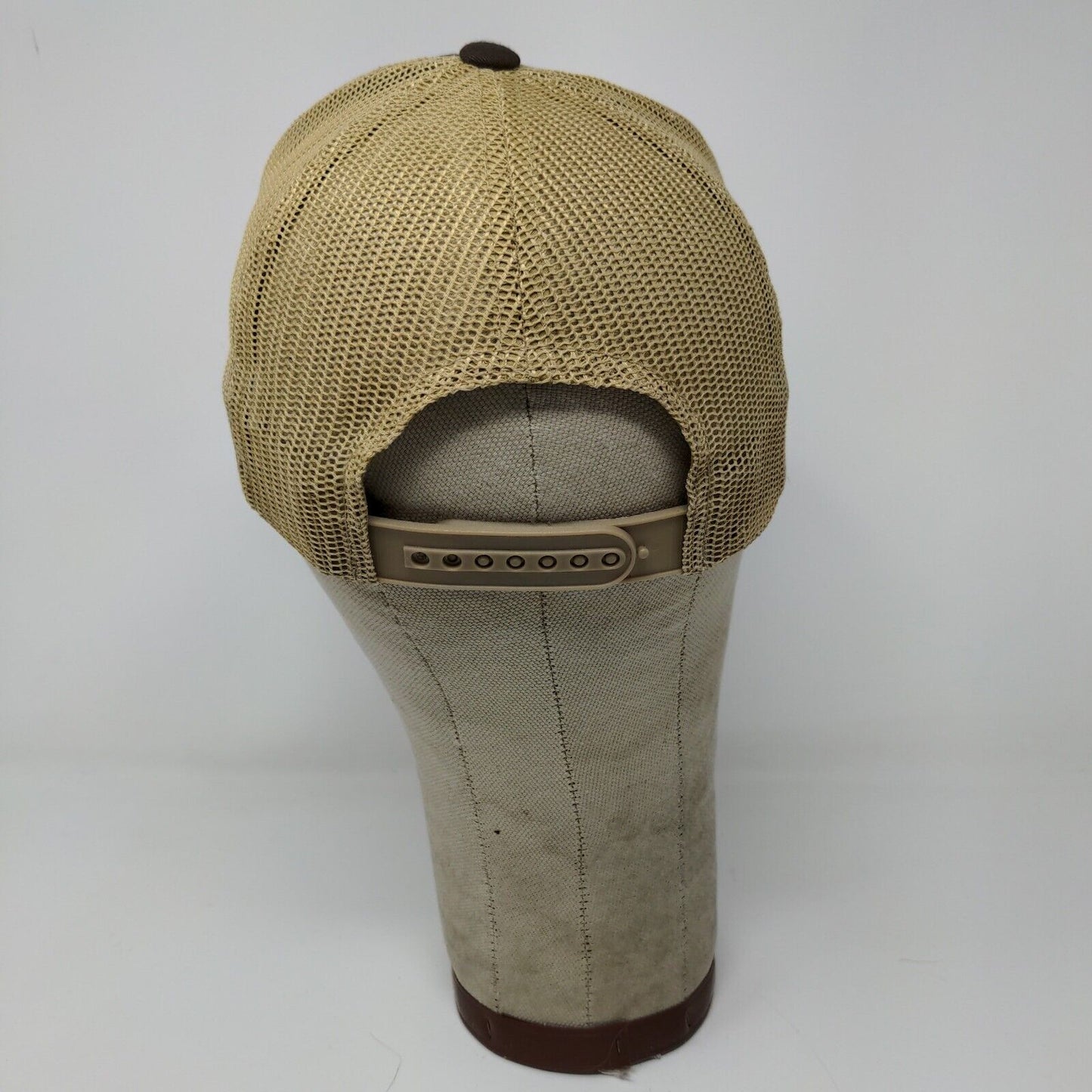 El Encanto Mens Mexican Food Distribution Meshback Snapback Hat Brown Adjustable