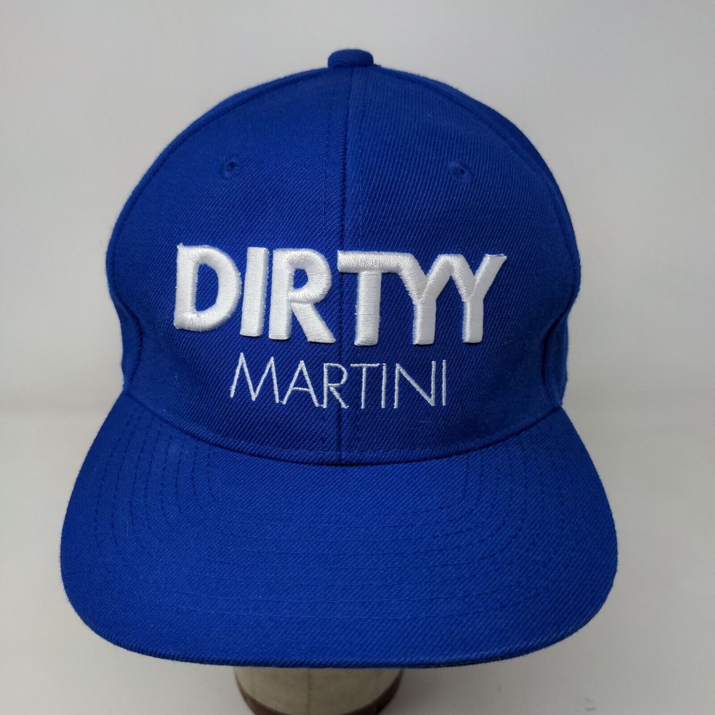 Skyy Vodka Men's Snapback Hat Blue Adjustable Embroidered Dirty Martini Logo