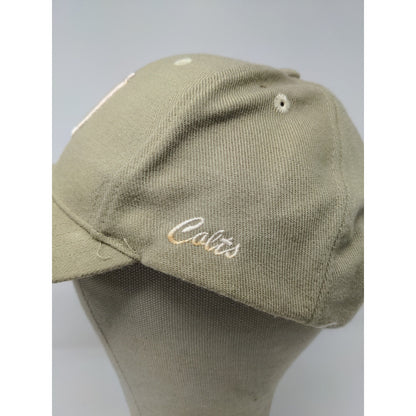 NFL Indianapolis Colts Strapback Hat OSFA Brown Embroidered Horseshoe Logo