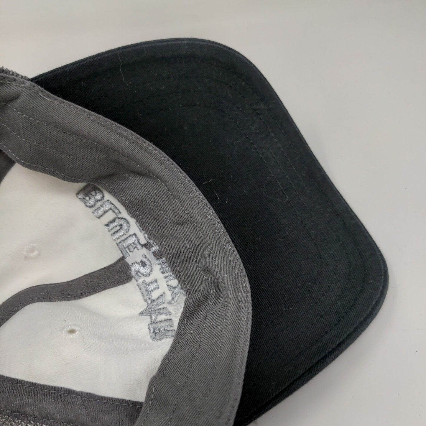 Blue Star Redi Mix Richardson Style 111 Gray White Hat Size MD / LG Snapback