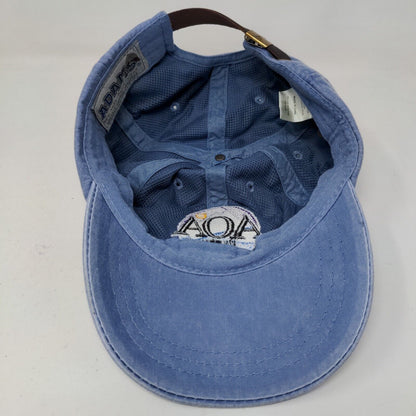 Adams Headwear Men's Slideback Hat Blue Embroidered Wolfeboro New Hampshire