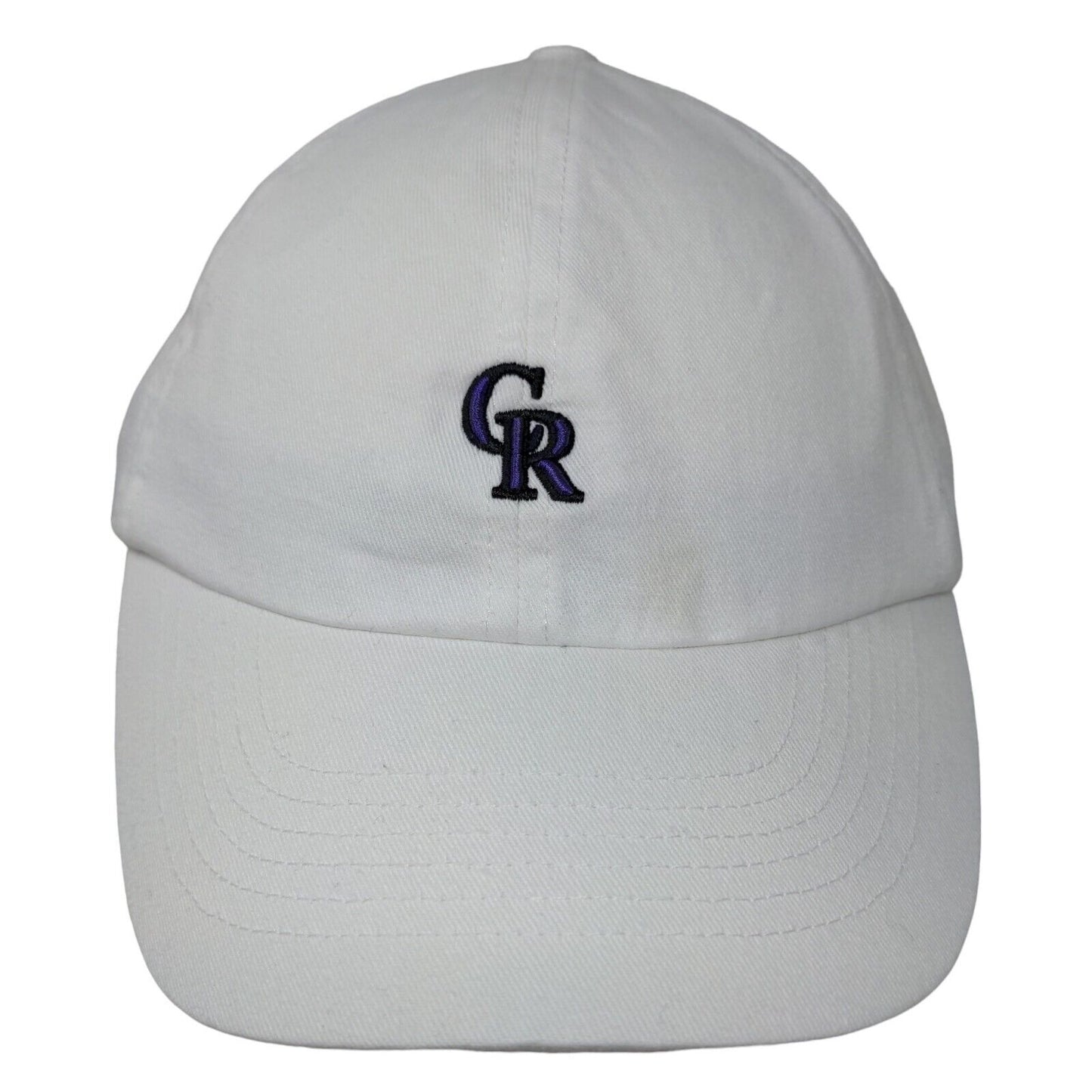 Under Armour Men's Slideback Hat White Size OSFA Embroidered Colorado Rockies