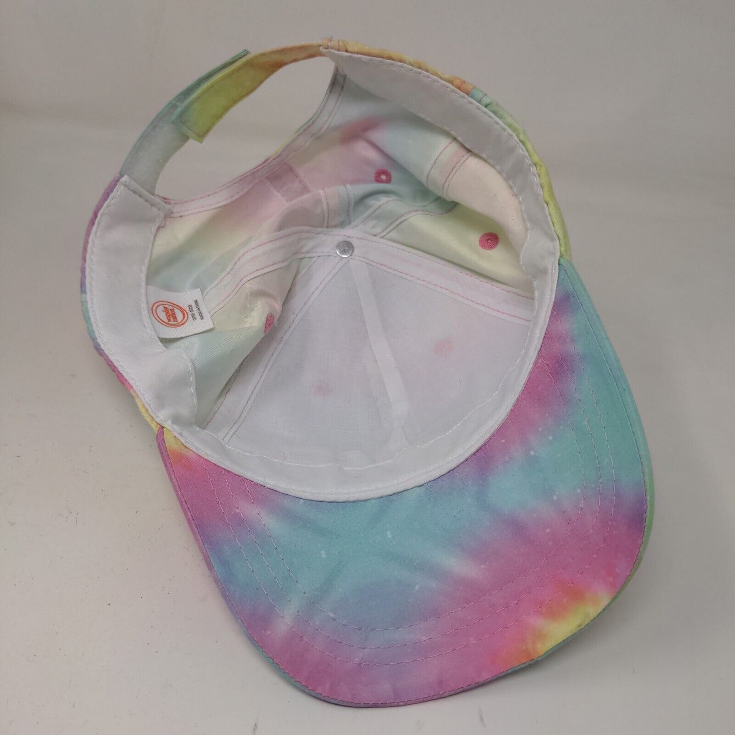 Wonder Nation Girls Strapback Hat Tie Dye Multicolor Size OS Embroidered Love