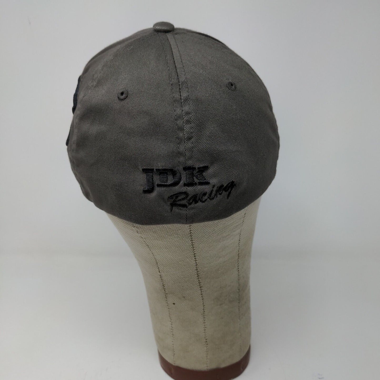 FlexFit JDK Hardscapes Fitted Hat Gray Size L-XL Embroidered Logo