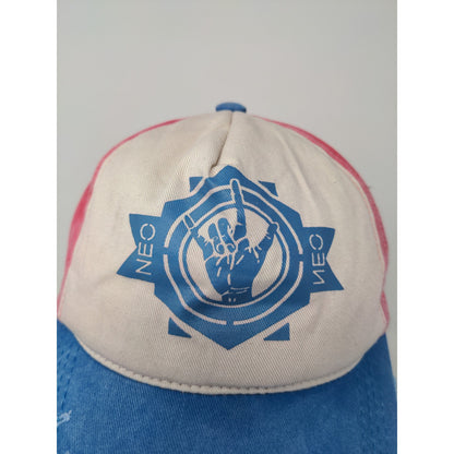 Neo Love Neo Slideback Hat Distressed Adjustable Red White & Blue