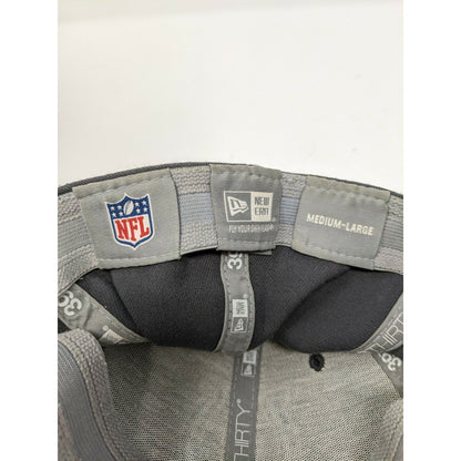 New Era 39Thirty Size Medium-Large Hat Cap Grey & Blue NFL Colts Football