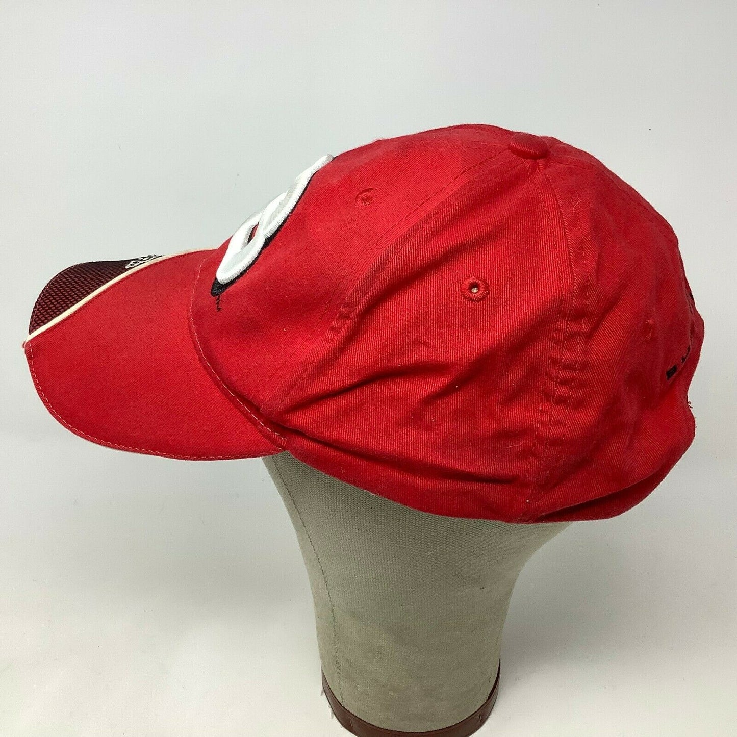 VTG RARE PATTERN Dale Earnhardt Jr 8 Winners Circle Budweiser Cap NASCAR Hat Red