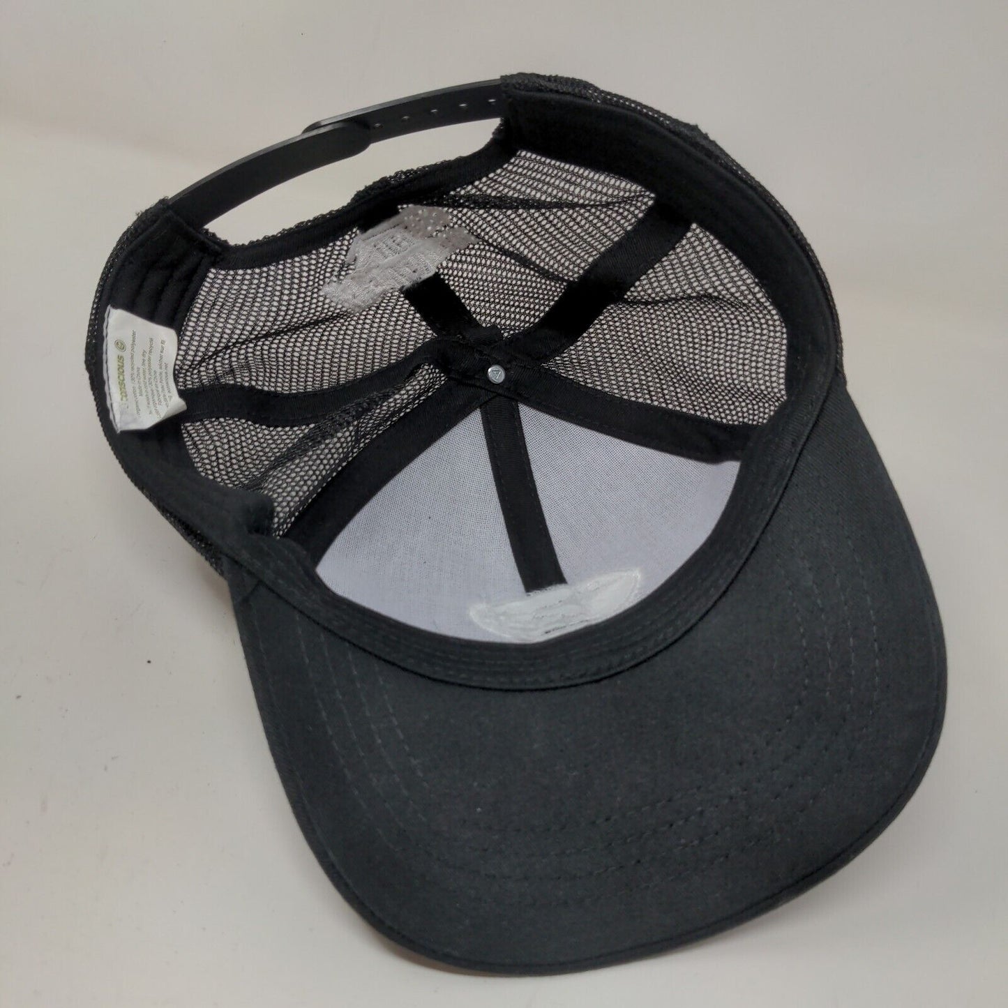 Subaru Men's Adventure Snapback Mesh Back Hat Black Adjustable Embroidered Logo