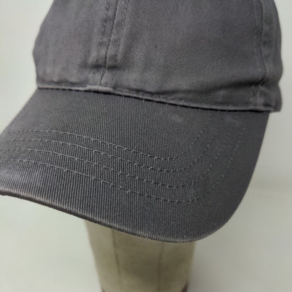 Unbranded Men's Strapback Hat Gray OSFM 100% Cotton Adjustable