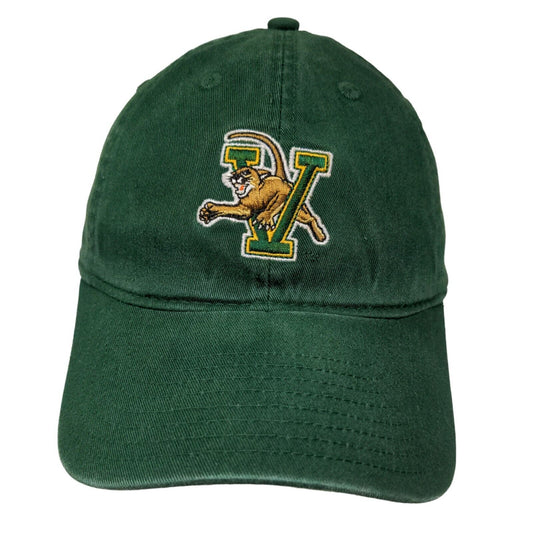 Adidas Men's Fitted Hat Green Vermont Catamounts Embroidered Logo Size L/XL