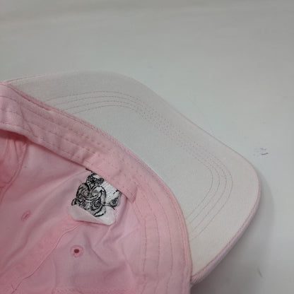 City Hunter USA Women's Slideback Hat Pink Adjustable Embroidered Pug Logo