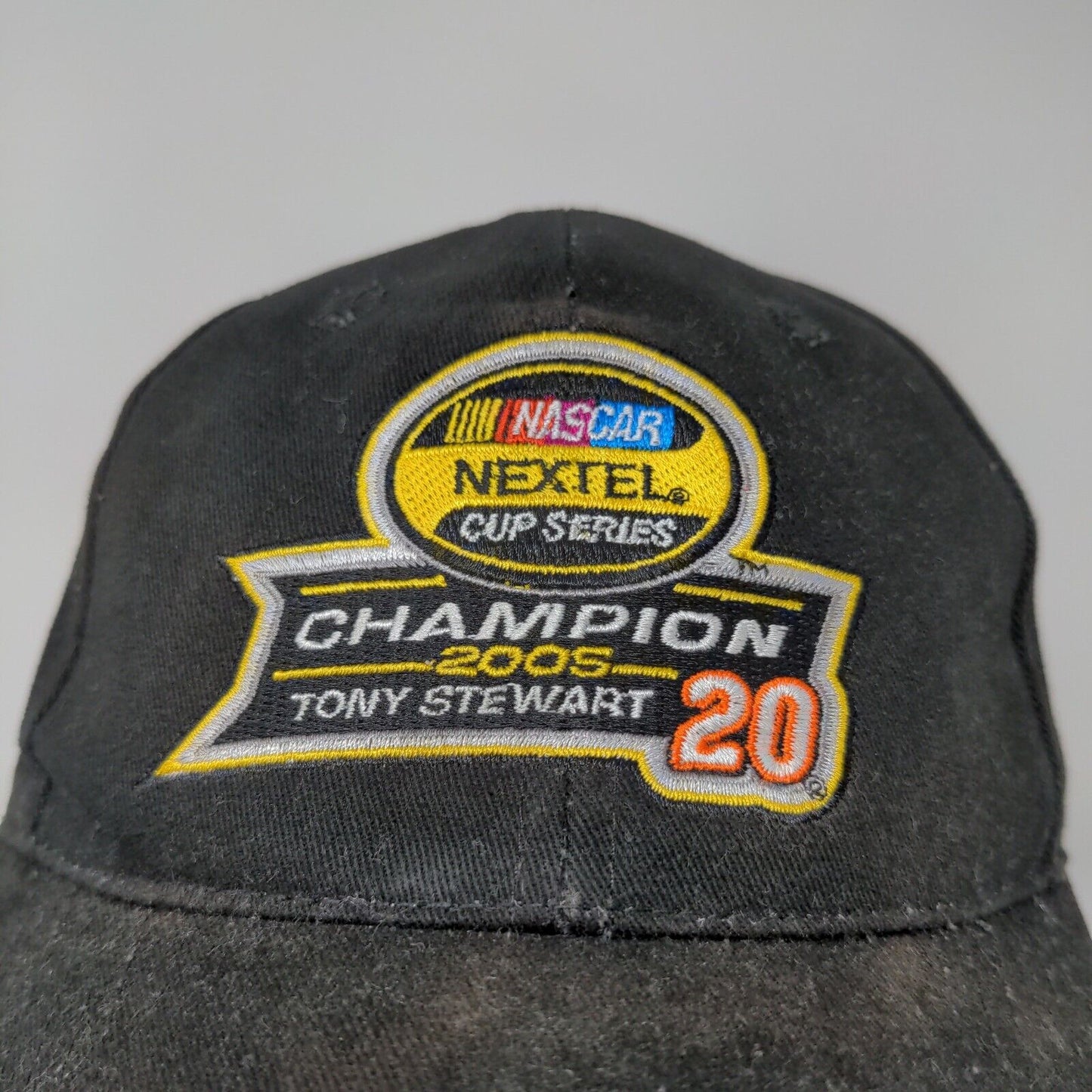 NASCAR Nextel Cup Series #20 Tony Stewart 2005 Champion Adjustable Strap Hat