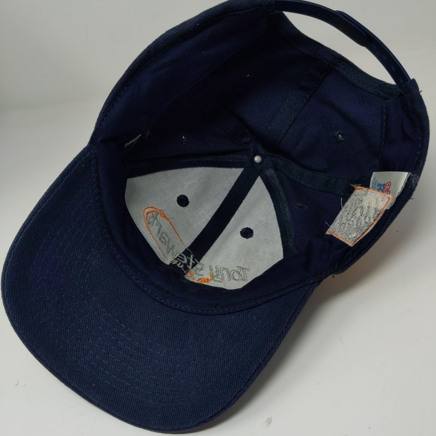Tony Stewart Fan Club Snapback Hat W/ Vintage 1st Win 1999 Pin Blue