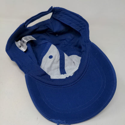 Disney Parks Men's Strapback Hat Blue Size 57-62CM Monsters University Logo