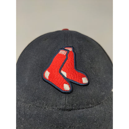 New Era 59Fifty On Field MLB Hat Boston Red Sox Size 7 5/8 Black Embroidered