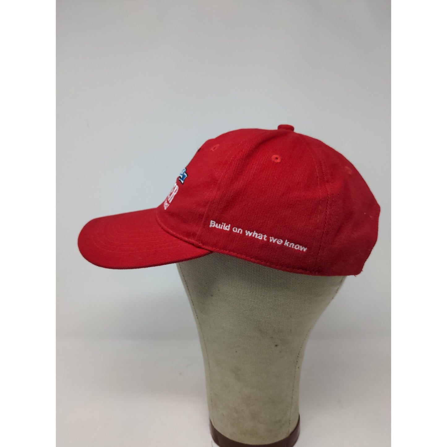 84 Lumber 2006 50 Year Anniversary Strapback Hat Adjustable 58CM Red Embroidered