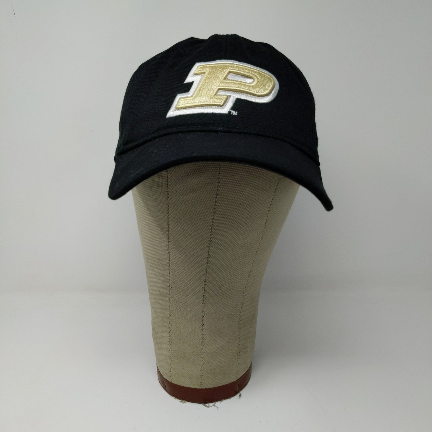 New Era Fits Slideback Hat Purdue University Embroidered Logo Black Gold OSFA