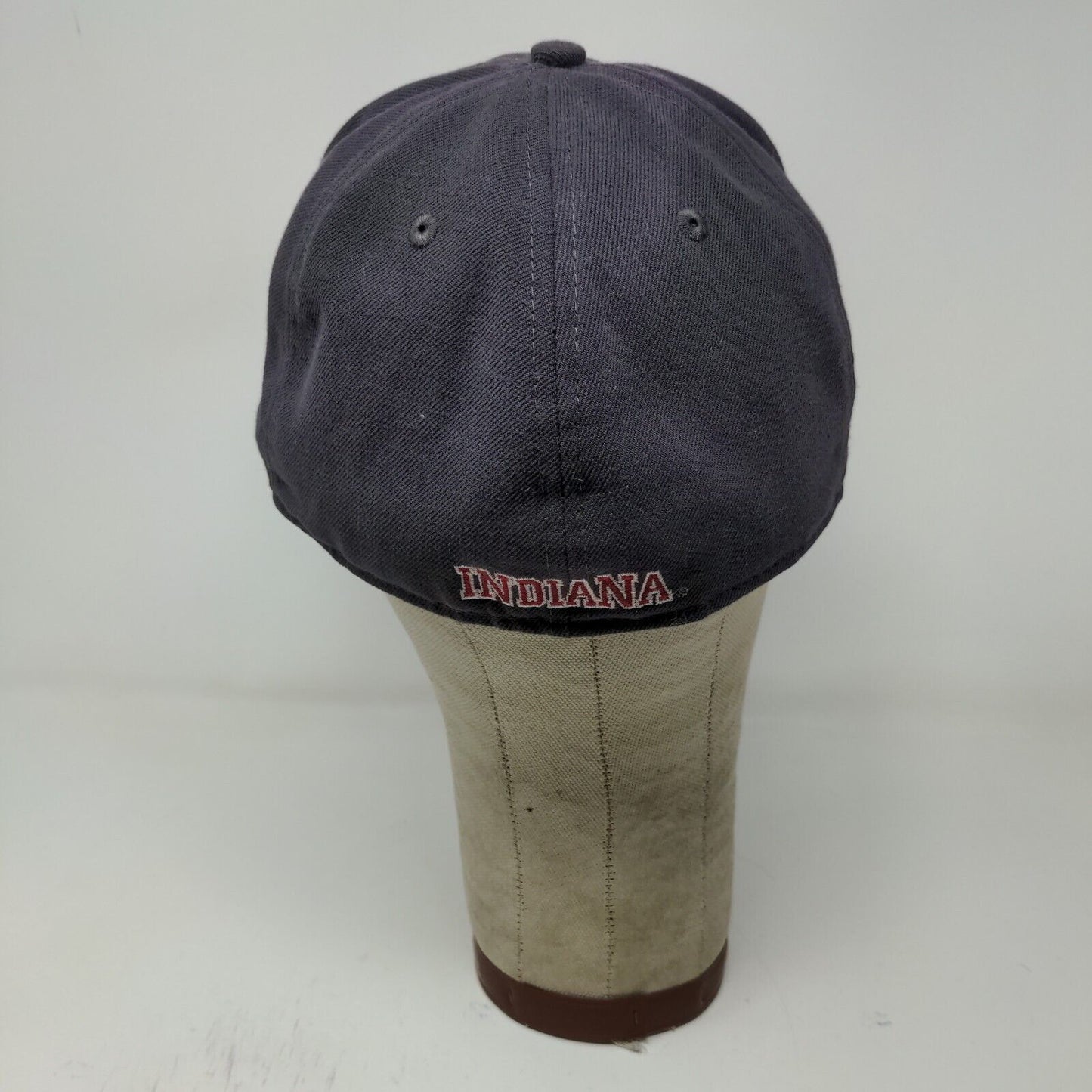 New Era Mens IU Hoosiers Indiana University Fitted Hat Blue Red Size 7 3/8