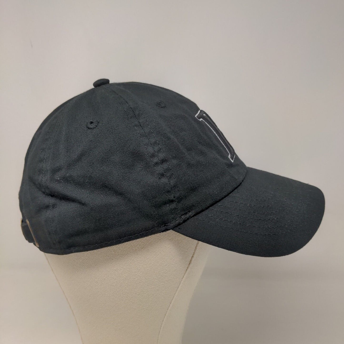 Bay State Apparel Men's Slideback Hat Black Adjustable Embroidered Boston Logo