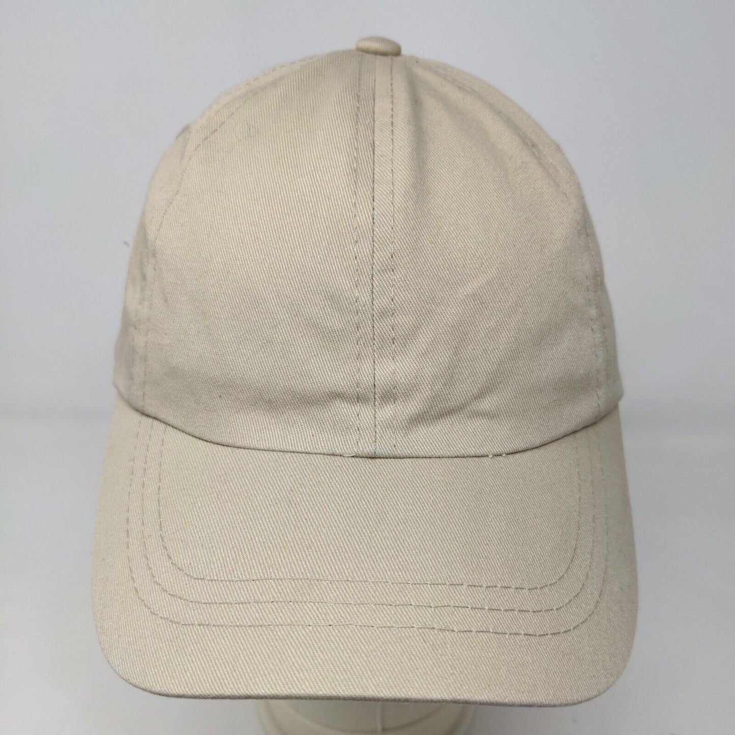 Unbranded Men's Strapback Hat Tan Adjustable Blank Vent Holes