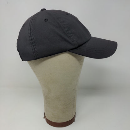 Lansdowne Golf Strapback Hat Black One Size Embroidered Logo