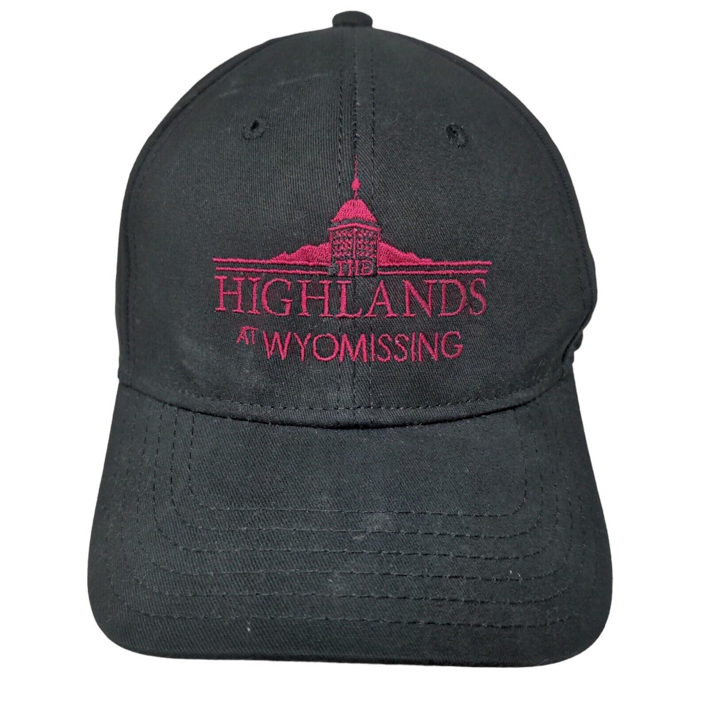 OttoFlex Men's Fitted Hat Black Size L/XL Embroidered Highlands at Wyomissing