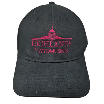 OttoFlex Men's Fitted Hat Black Size L/XL Embroidered Highlands at Wyomissing