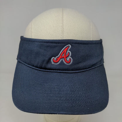 Richardson Men's Strapback Sun Visor Hat Blue Model R45 Embroidered A Logo