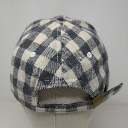 Cocus Pocus Men's Slideback Hat Multicolor Plaid Pattern Size OS Poly Blend