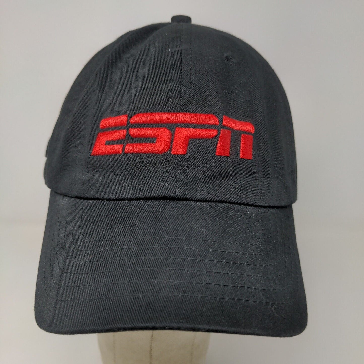 ESPN Men's Slideback Hat Embroidered Logo Sports 100% Cotton