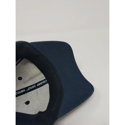 Vancouver 2010 XXI Olympic Winter Games Fitted Hat Size S-M Blue Embroidered