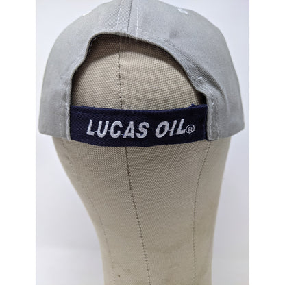 Main Gate Indiana Pacers Lucas Oil Strapback Hat Embroidered Logo Cap Gray