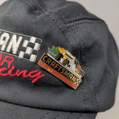 Craftsman Men's 1993 Indy Car Racing Hat Black OSFA Embroidered Logo Vintage