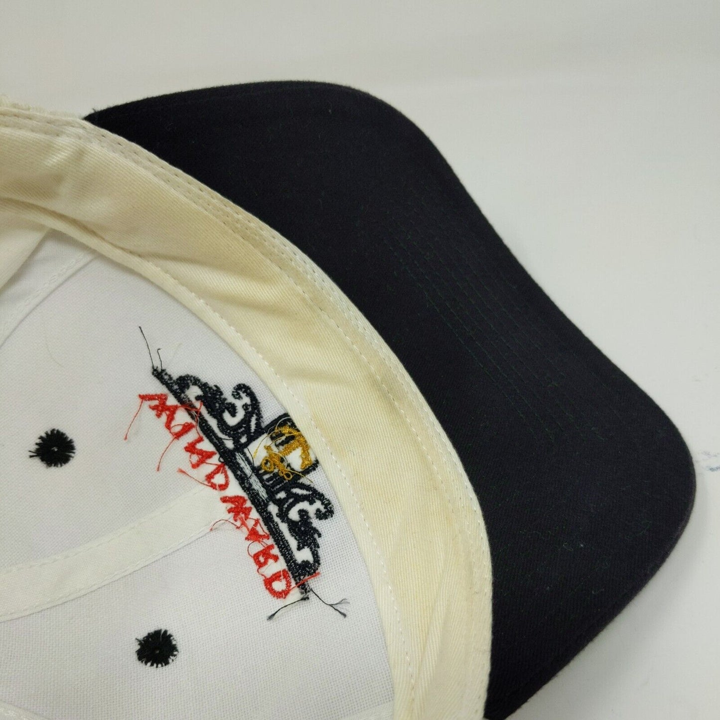 Gear for Sports Windward Snapback Hat Black White Adjustable Embroidered Logo