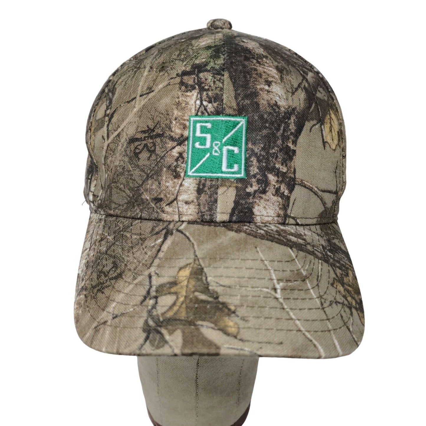 S&C Port Authority Realtree Camo Adjustable Strapback Hat Cap Embroidered Logo